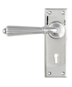 Polished Chrome Hinton Lever Lock Set