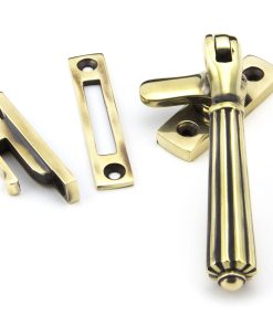 Aged Brass Locking Hinton Fastener