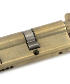 Aged Brass 35T/45 5pin Euro Cylinder/Thumbturn