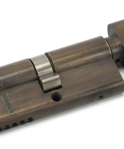 Aged Brass 35/35 5pin Euro Cylinder/Thumbturn KA
