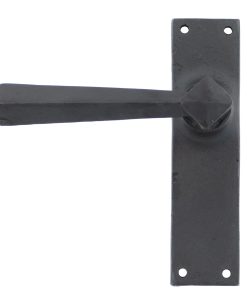 Beeswax Straight Lever Latch Set