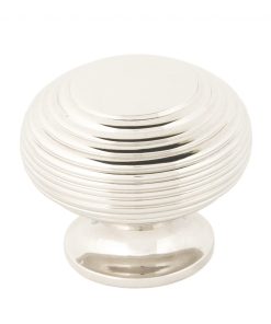 Polished Nickel Beehive Cabinet Knob 40mm