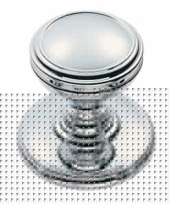 Ftd Delamain Plain Knob 25Mm Polished Chrome