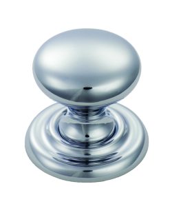 Ftd Victorian Knob 25Mm Polished Chrome