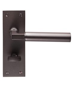 Amiata Lever On Backplate  - Bathroom 57Mm Matt Bronze