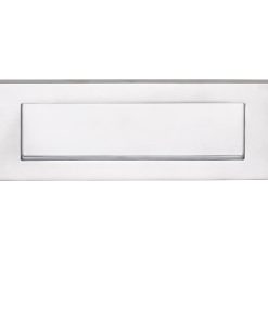 Victorian - Letter Plate (Aperture To Suit An A4 Envelope) Satin Chrome 282 X 80Mm